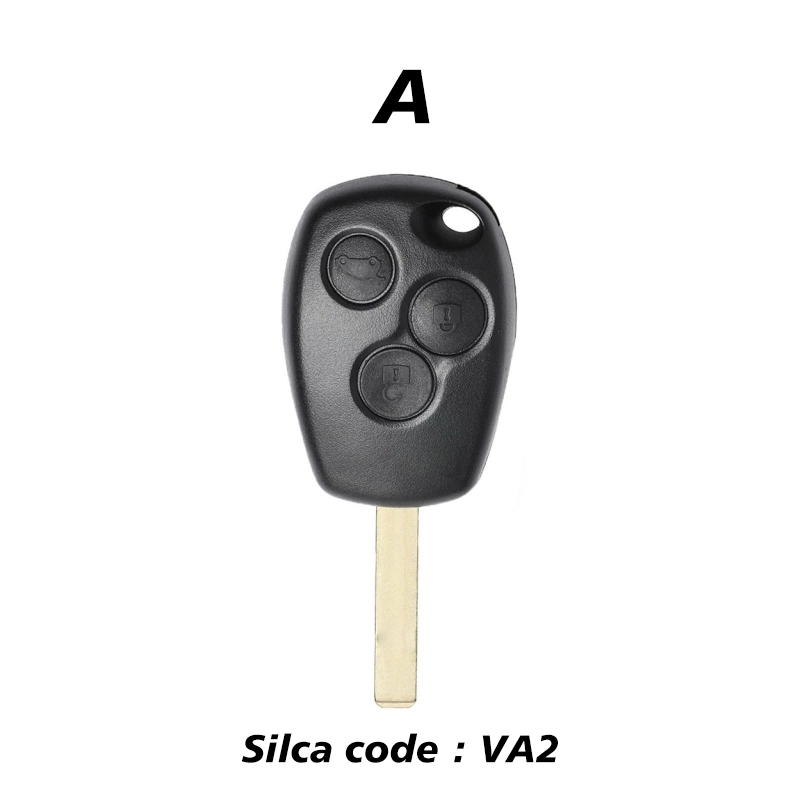 CN010073  3 Button Remote Car Key for Renault 433mhz With PCF7961M/4A VA2 Round Button