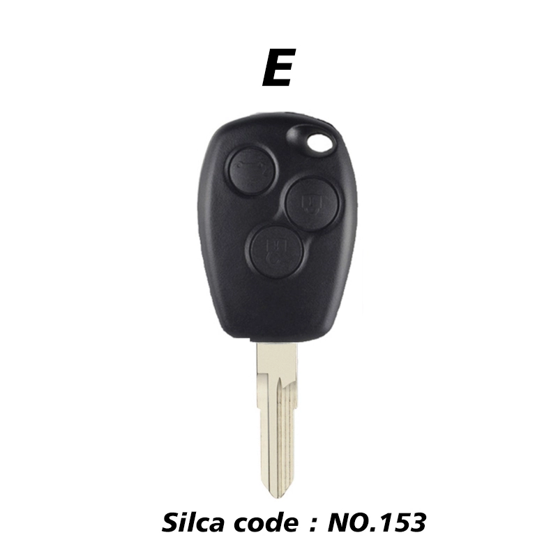 CN010073  3 Button Remote Car Key for Renault 433mhz With PCF7961M/4A VA2 Round Button