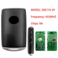 CN026058 Smart Remote Key Fob 3 Button MODEL: SKE11E-01 for 2019 2020 2021 Mazda  Axela 433MHZ 6A Chips