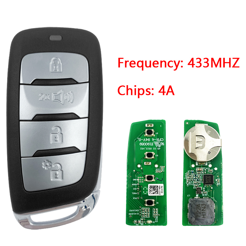 CN035014   Original brand new genuine 4A chip BU31 suitable for Changan Kaicheng F70 2020 2022 2021 smart key smart card with small key