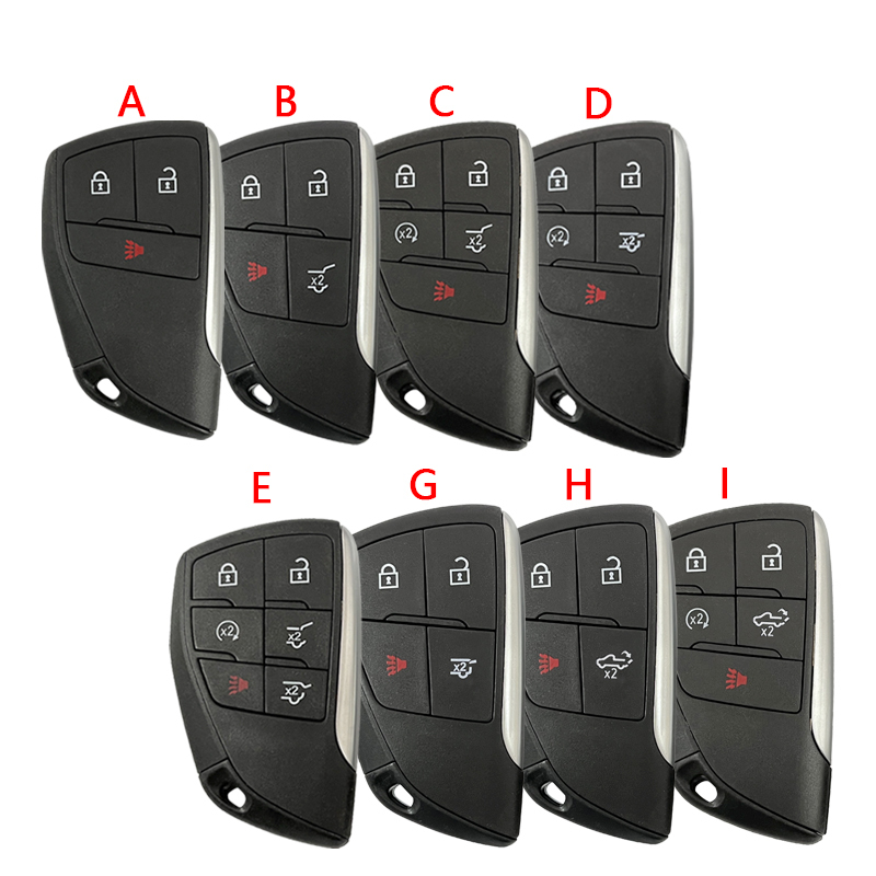 CN014106  Smart Prox Remote Car Key With 5 6 Buttons 433MHz ID49 Chip for Chevrolet Suburban Tahoe 2021 2022 Fob FCC ID: YG0G21TB2