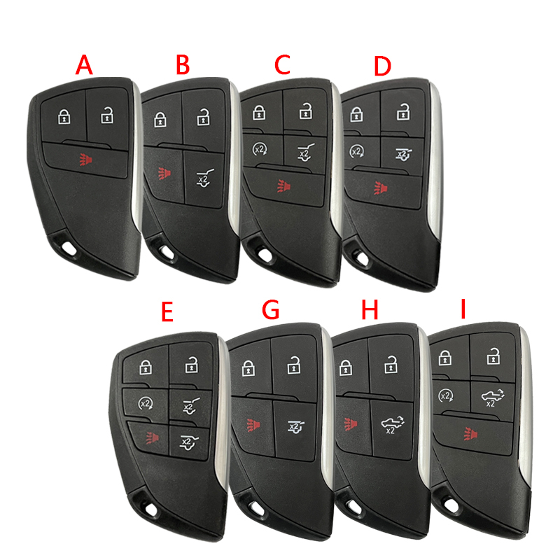 CN013030  Smart Prox Remote Car Key With 5 6 Buttons 433MHz ID49 Chip for Chevrolet Suburban Tahoe 2021 2022 Fob FCC ID: YG0G21TB2