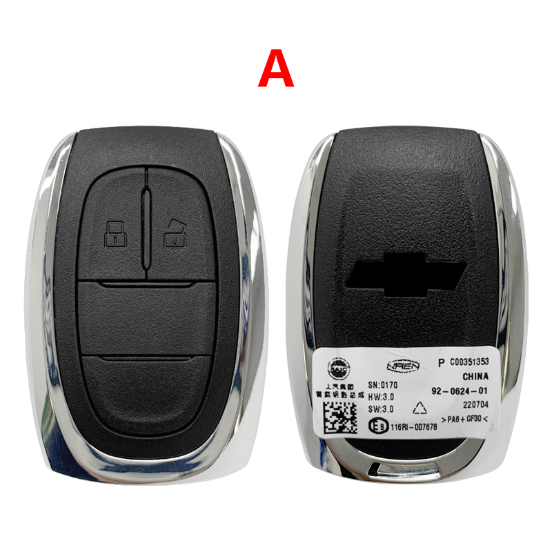 CN014111   Suitable for Chevrolet OEM smart remote control key 2/3 Buttons 433MHZ 47 chip