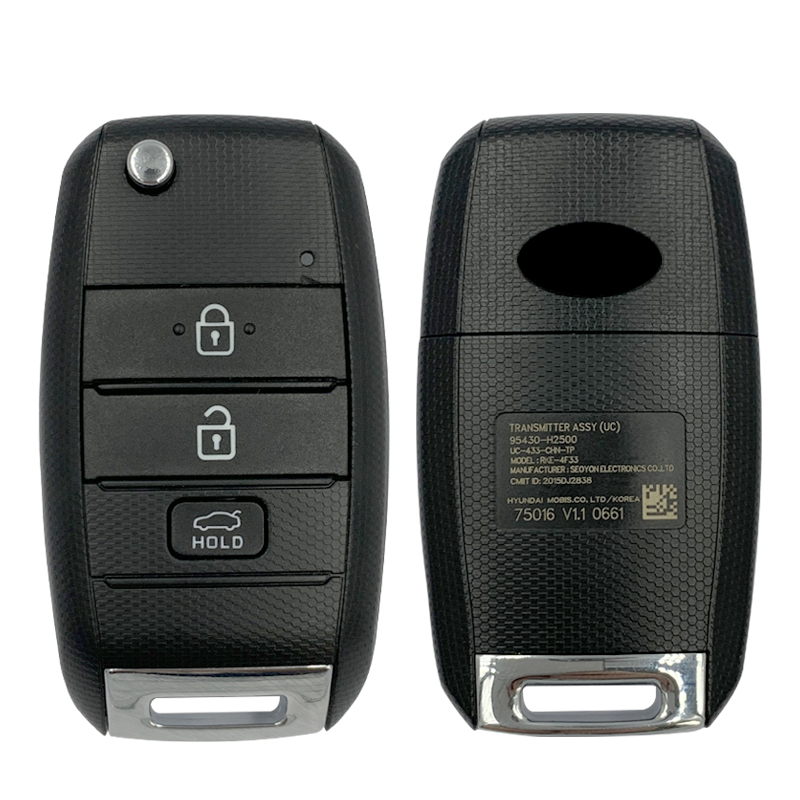 CN051184  Suitable for Kia original factory intelligent remote control key FCC: 95430-H2500 433MHZ 4D+(60) chip