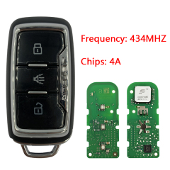 CN079012  Suitable for Chery's original intelligent remote control key 434MHZ 4A chip