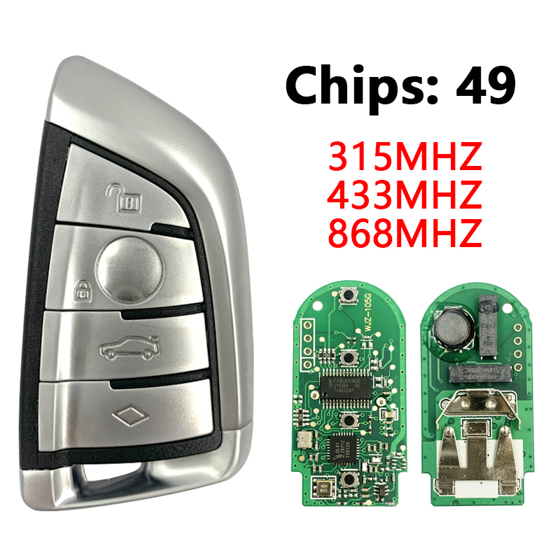 CN006101  Remote key Fob 315MHZ 433MHZ 868MHZ for BMW 1 2 3 4 5 6 7 Series X1 X3 F Chassis CAS4+ FEM 2011-2017