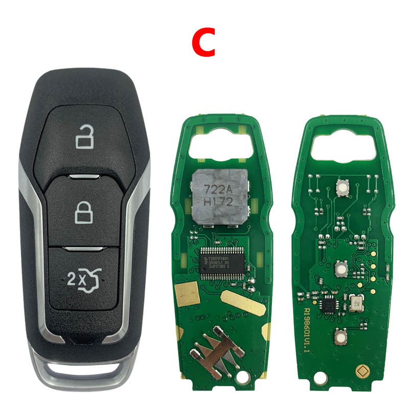 CN018122  3/4/5 Buttons Remote Smart Car Key Shell For Ford Fusion Explorer Edge Mustang Mondeo Kuka 2013-2017 M3N-A2C31243300