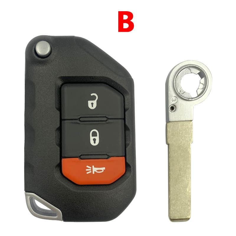 CN086041 for Jeep Wrangler 2018 2019 Smart Remote Key Fob FCC ID: OHT1130261 433MHz 4A Chip 68416784AA