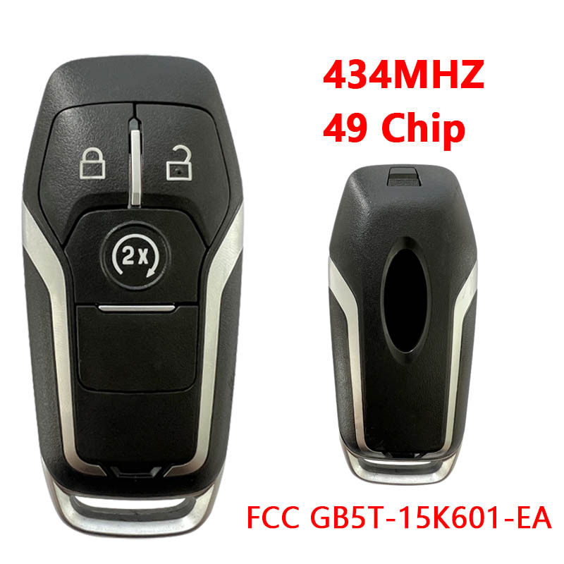CN018134 OEM Smart Key Remote  3 Button 434mhz For Ford 49 Chip FCC GB5T-15K601-EA
