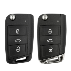 CS001040  3 Button  Flip key For VW smart remote key shell