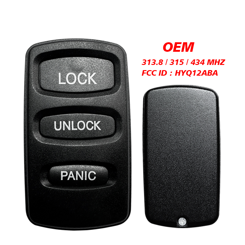 CN011040 OEM 3 Button Keyless Entry Remote For 2000-2001 Mitsubishi Eclipse PN: MR587859  HYQ12ABA