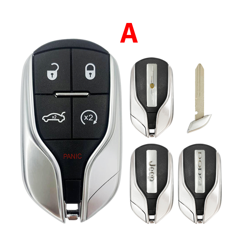 CN086055 4+1 Buttons 433MHz ID46 FCC ID M3N-40821302 for Chrysler  Dodge JEEP Replacement Upgraded Remote Car Key Fob