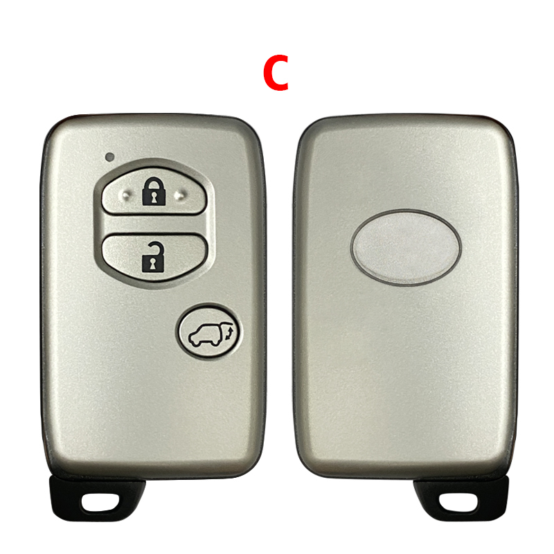 CS007144 Replacement New Smart Remote Key Shell 2/3/4 Button for Toyota 4 Runner Avalon Land Cruiser Prius Highlander Venza Prius V