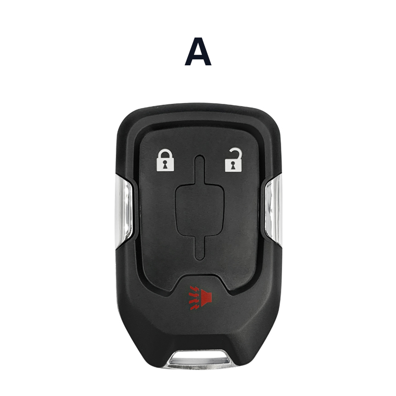 CS019012   Smart Keyless Fob Shell for Chevrolet Tahoe Silverado Suburban Tahoe GMC Sierra Acadia Terrain YUKON Remote Key Case