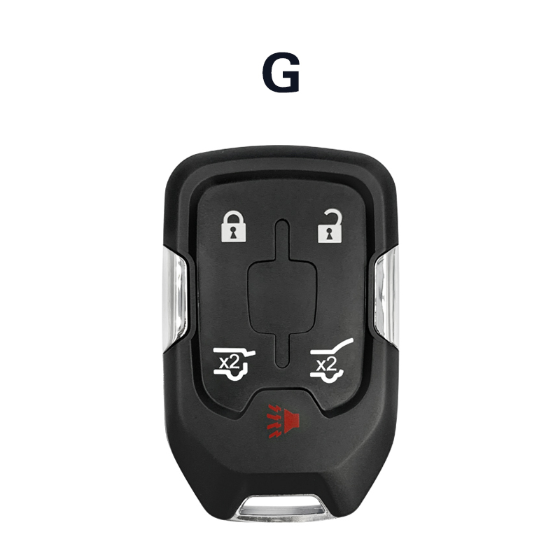 CS019012   Smart Keyless Fob Shell for Chevrolet Tahoe Silverado Suburban Tahoe GMC Sierra Acadia Terrain YUKON Remote Key Case