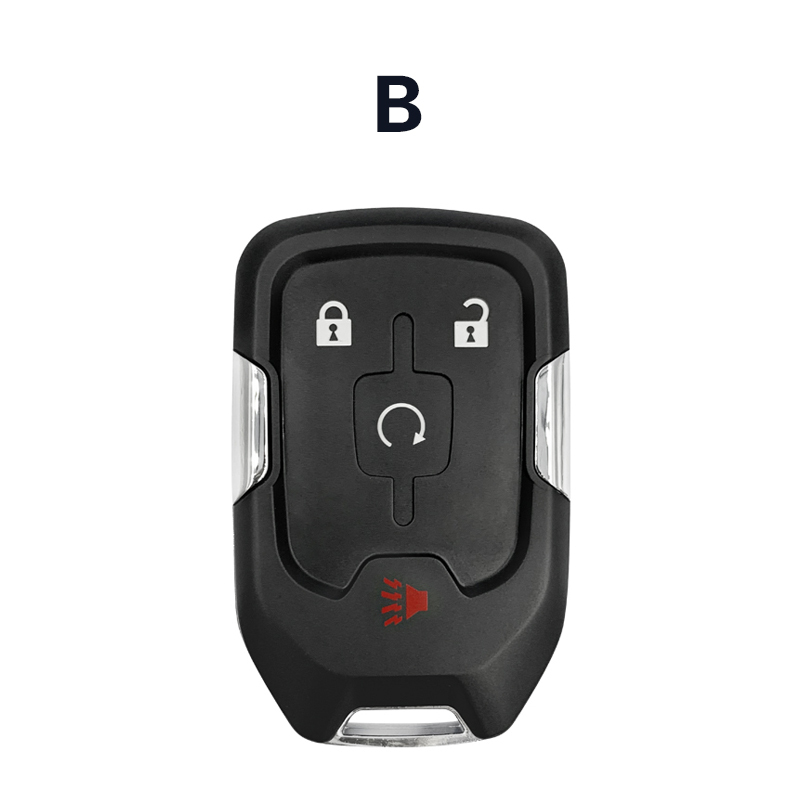 CS019012   Smart Keyless Fob Shell for Chevrolet Tahoe Silverado Suburban Tahoe GMC Sierra Acadia Terrain YUKON Remote Key Case