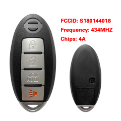 CN027063 Smart Remote Key Fob for Nissan New TEANA 2016 Year FSK434 MHz PCF7953XTT Chip 3+1 Button FCC ID S180144018