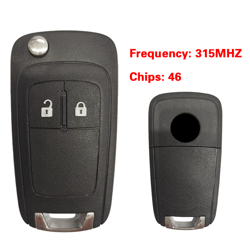 CN088008  Suitable for Vauxhall remote control key Aftermarket 46 chip 315MHZ 2 button