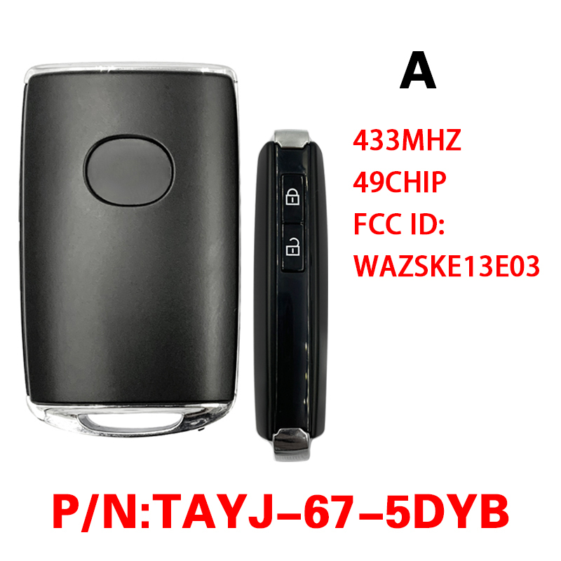 CN026059 GENUINE MAZDA CX5 CX9 2020 - 2022 SMART KEY 2/3BUTTONS - 433MHZ - 49CHIP-TAYJ-67-5DYB