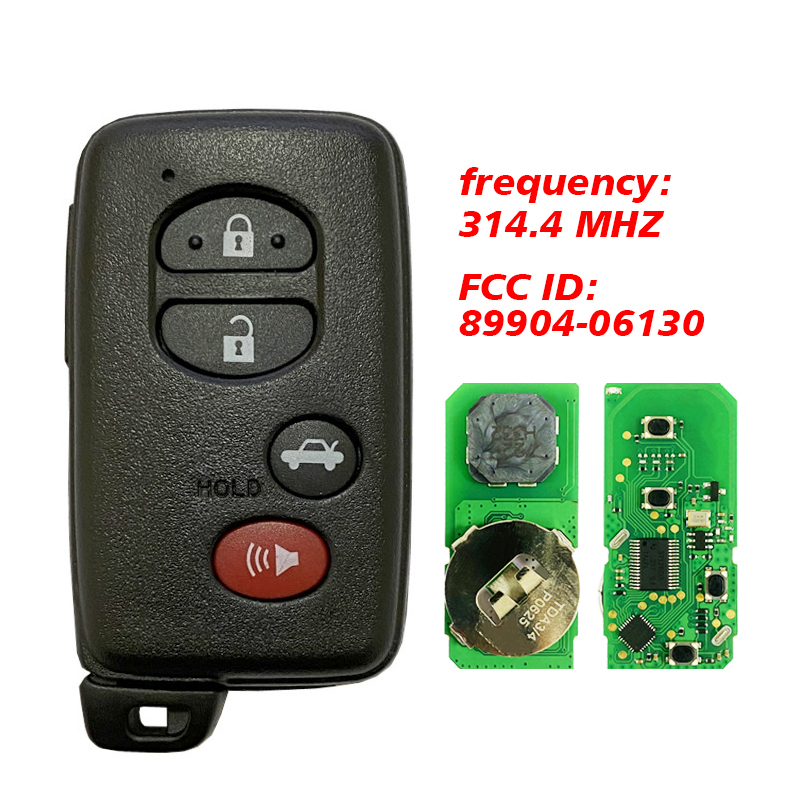 CN007202 For Toyota Camry Corolla Avalon 2009-2014 4-Btn (HYQ14AAB-3370) 314.4mhz 89904-06130