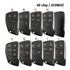 CN013028 Smart Prox Remote Car Key With 5 6 Buttons 433MHz ID49 Chip for Chevrolet Suburban Tahoe 2021 2022 Fob FCC ID: YG0G21TB2