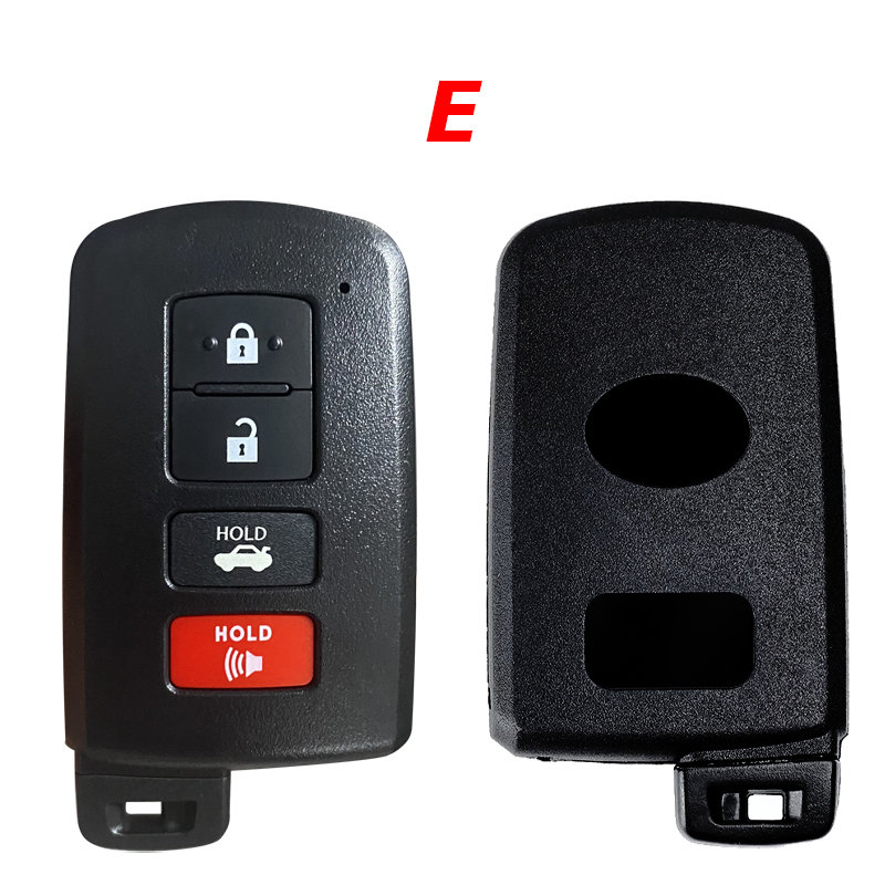 CS007147 aftermarket 2/3/4 Button Smart Key For Toyota car remote shell with blade