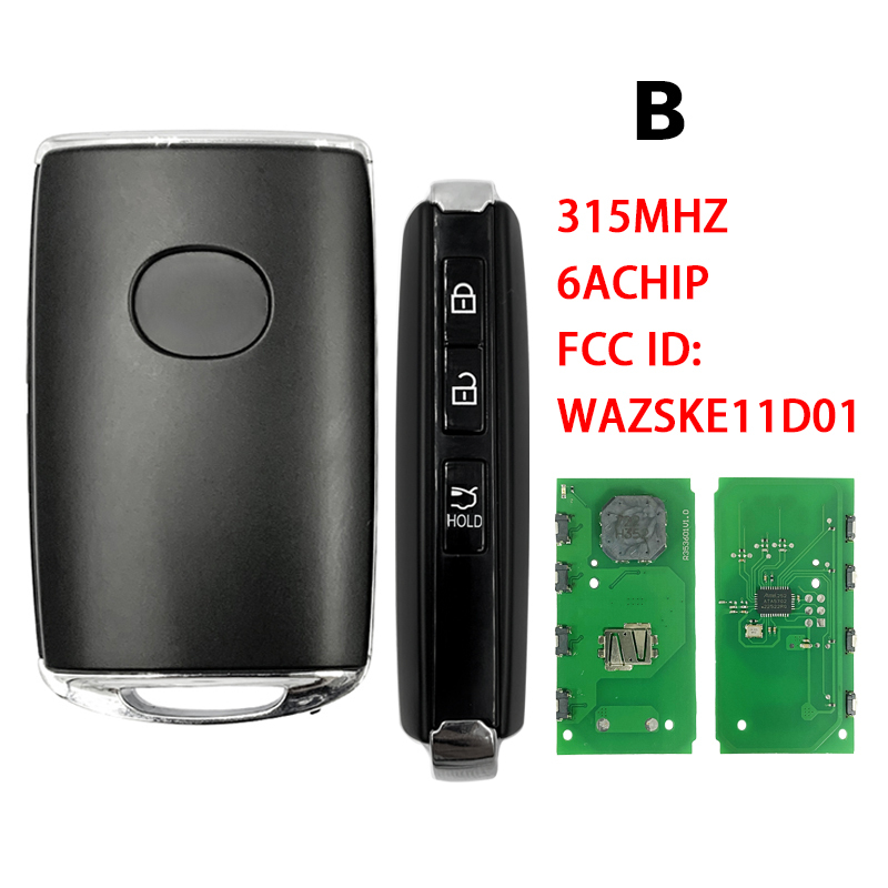 CN026061  2019-2021 Mazda Smart Key / PN: BCKA-675RYA / WAZSKE11D01 315MHZ  6ACHIP