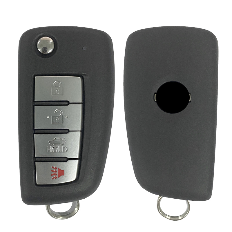 CN027114  4 Buttons Remote Flip Key Fob For Nissan ROGUE 14-17 CWTWB1G767 PCF7961M 433mhz Keyless Entry Remote Fob