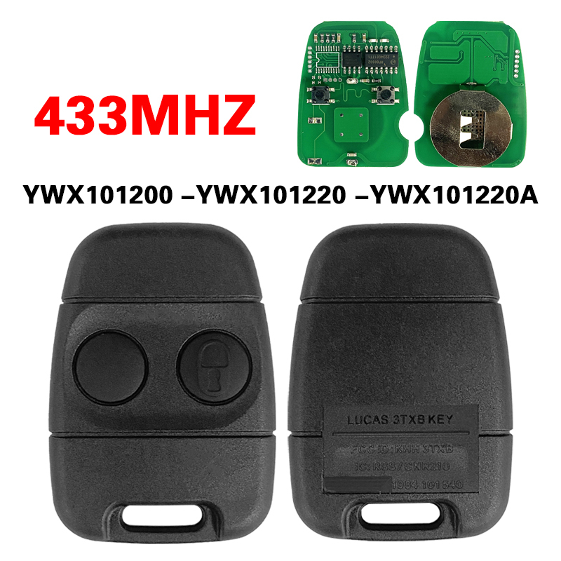 CN004042  Land-Rover - MG - Nissan - Rover Remote 2 Buttons - 433 Mhz - YWX101200 - YWX101220 - YWX101220A