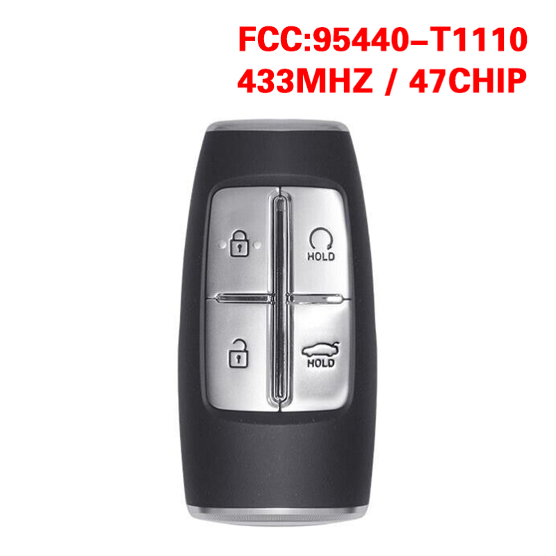 CN020299 for 2022 Hyundai Genesis G80 4Buttons Smart KeyFCC ID:TQ8-FOB-4F37 PN: 95440-T1110 CHIP: 47 433MHz
