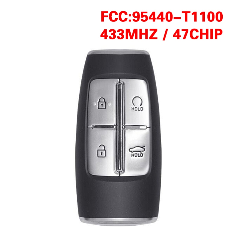 CN020304 for 2022 Hyundai Genesis 4Buttons Smart KeyPN: 95440-T1100 CHIP: 47 433MHz