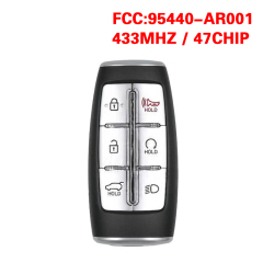 CN020294 for 2022 Hyundai Genesis GV70 5+1Buttons Smart Key FCC ID:TQ8-FOB-4F36 PN: 95440-ARO01  CHIP: 47 433MHz