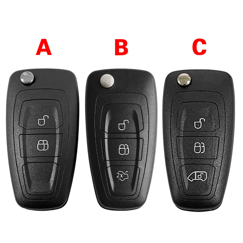 CS018059  Suitable for Ford key case 2-key/3-key trolley/3-key SUV foldable key case