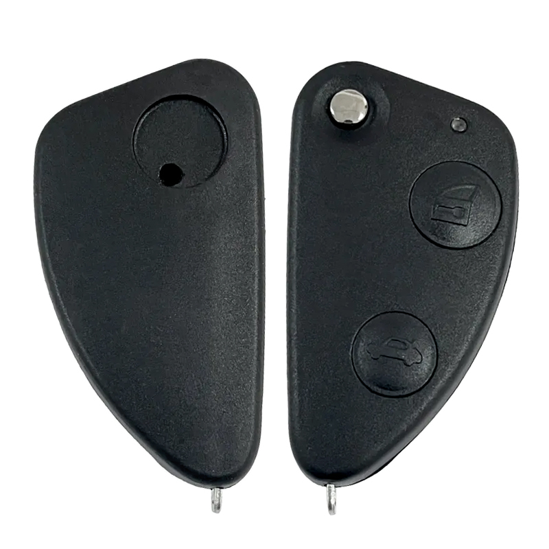 CS092001 2 Button Flip Entry Remote Key Fob Case Shell Blade For Alfa Romeo 147 156 GT