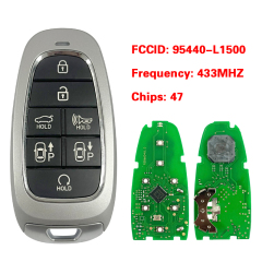 CN020159 2019-2021 Hyundai Sonata  7-Button Smart Key  PN 95440-L1500  TQ8-F08-4F28