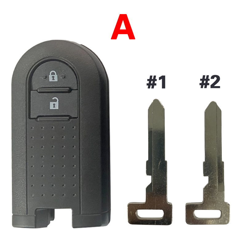 CS007150  Two types of small keys suitable for Toyota keycase