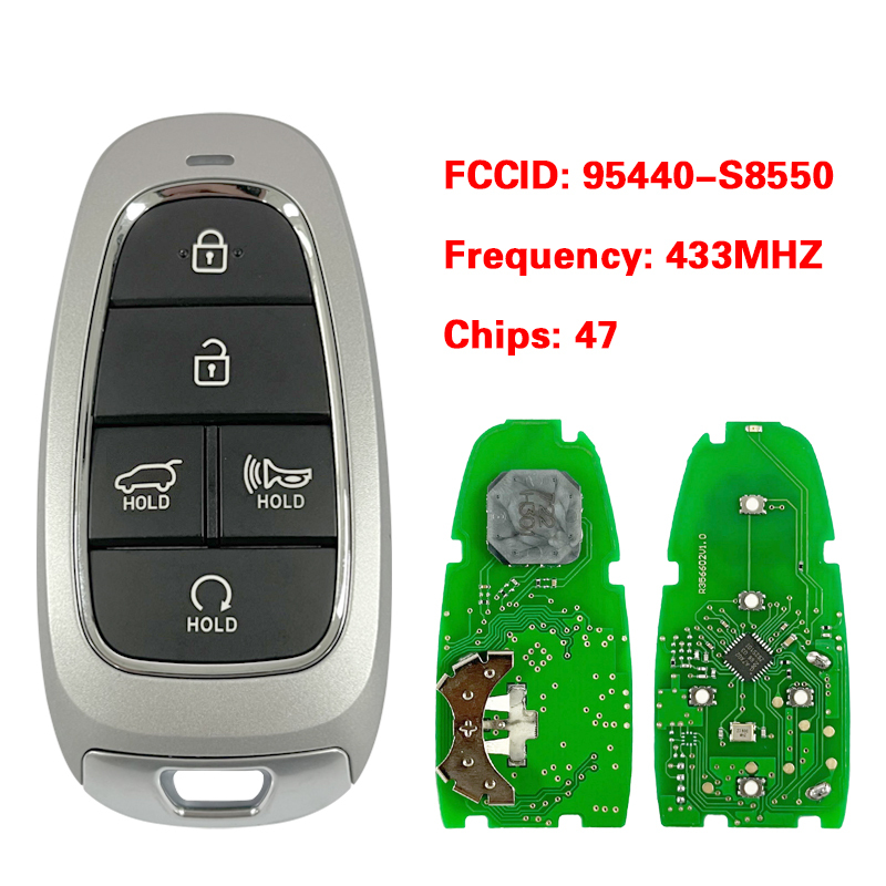 CN020307  Suitable for modern smart remote control key 5 buttons 95440-S8550 433MHZ 47 chip