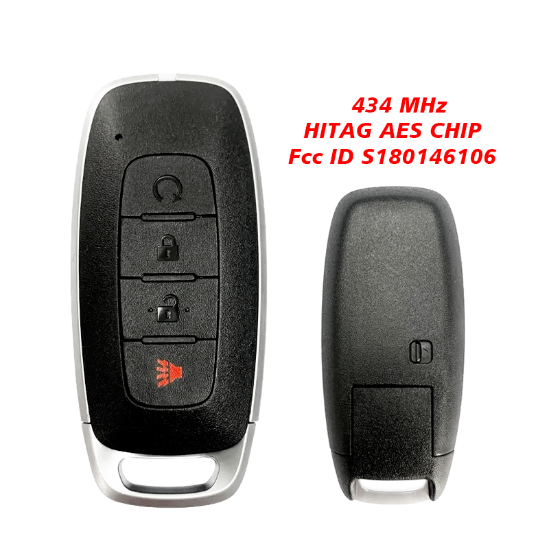 CN027102 Original 2023 N-issan Smart Key Remote 4 Buttons 434MHz Fcc ID KR5TXPZ1 S180146106 HITAG AES CHIP