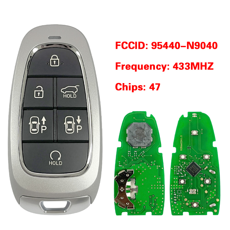 CN020229 For Hyundai Tucson 2022 Smart Key 6 Buttons 433MHz 95440-N9040 433MHZ