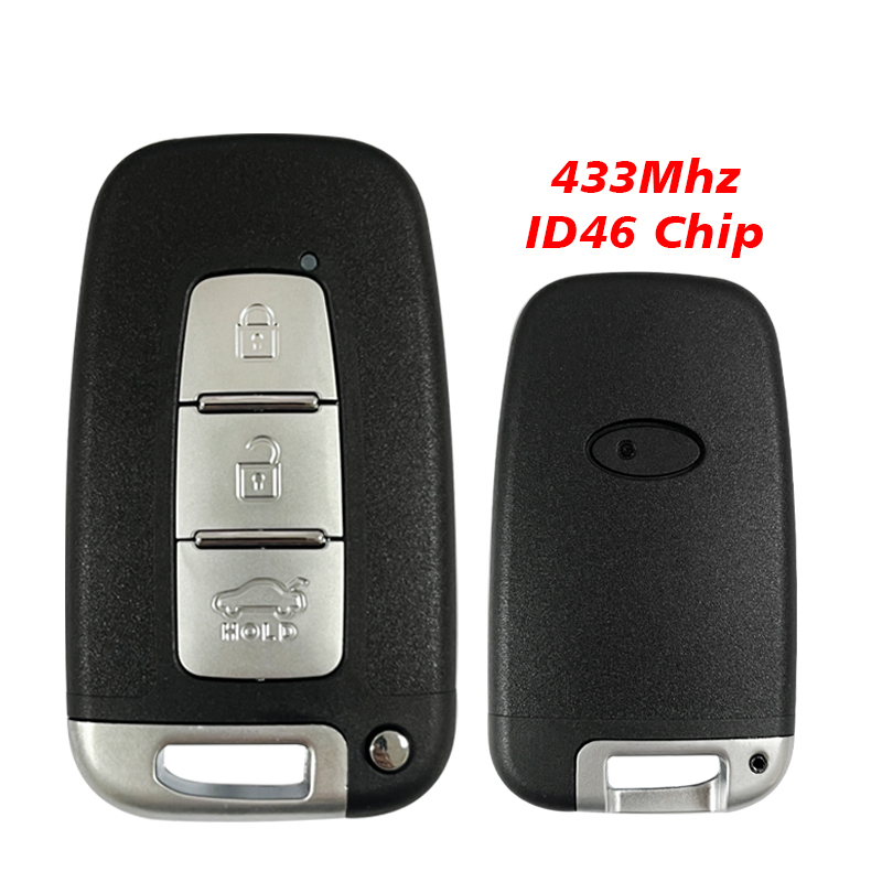 CN051004 New Uncut Remote Key Fob 3 Button 433Mhz ID46 Chip for Kia K2 K5 New Sportage