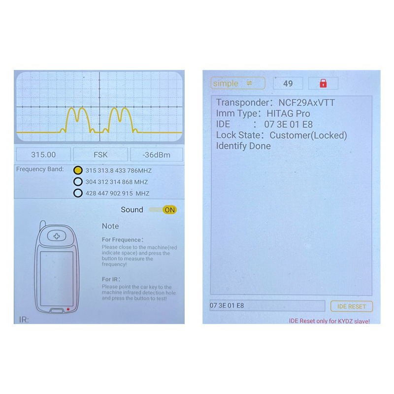 MK0022  Original 315mhz ID49 Chip Motorrad Fernbedienung Schlüssel