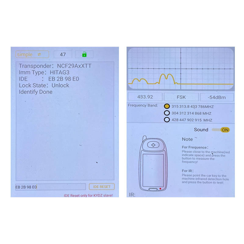 CN020255  Regal IG remote control smart key (hybrid universal) (95440-G8050) blank key separate