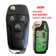 CN018141 4 Button 434mhz  FCC ID ：N5F-A08TBLP For 2023-2024 Ford F-150 F-250 Remote Start Flip Key