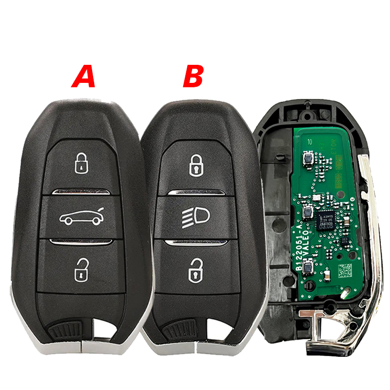 CS009053  Suitable for Peugeot key shell with illuminated keys and trolley keys