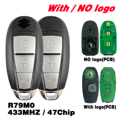 CN048018   R79M0 Smart Remote Car Key With 3 Button 433.92MHz ID47 - FOB for Suzuki Swift Grand Vitara 2011-2016 P/N:2013DJ1474