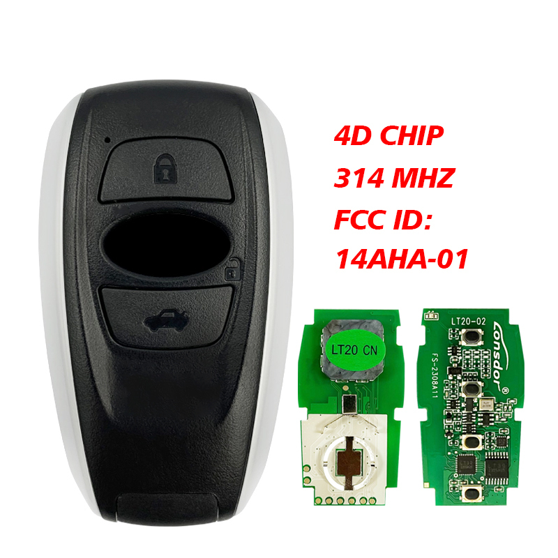 CN034010 Key for Subaru 2014 BRZ, l-egacy, 2014-, 2015 Impreza-XV 2015, Forester 2014- 4D Chip 312mhz 14AHA-01 281451-5801