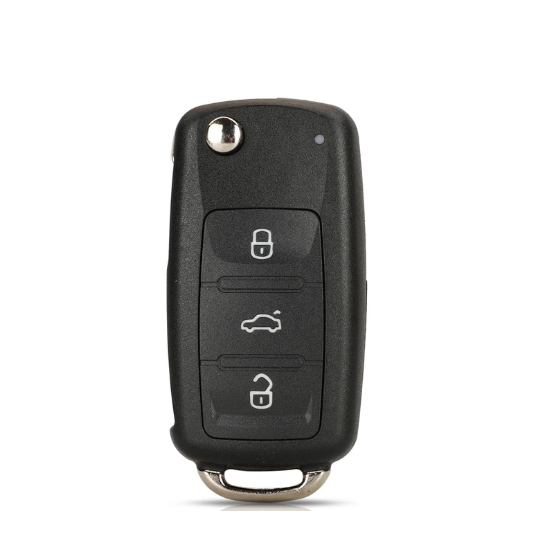 CS001043 3 Button Modified Car Remote Flip Folding Key Shell Casefor VW Golf Tiguan Polo Passat B5 Jetta Volkswagen Skoda Seat