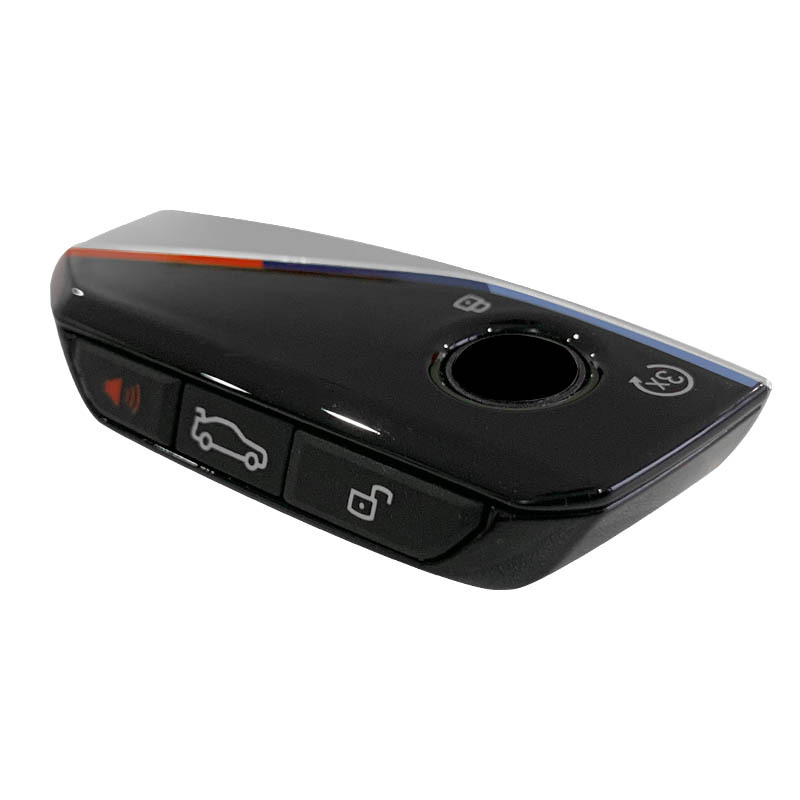 CN006125  Suitable for BMW 4-button (red button) 3 times start + black and silver color edges