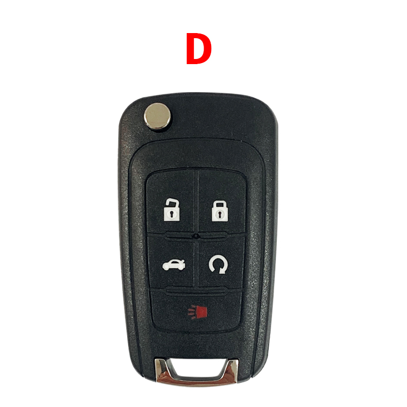 CS014007 Flip Folding Remote car Key Shell For Chevrolet Cruze Epica Lova Camaro Impala 2 3 4 5 Button HU100 Blade