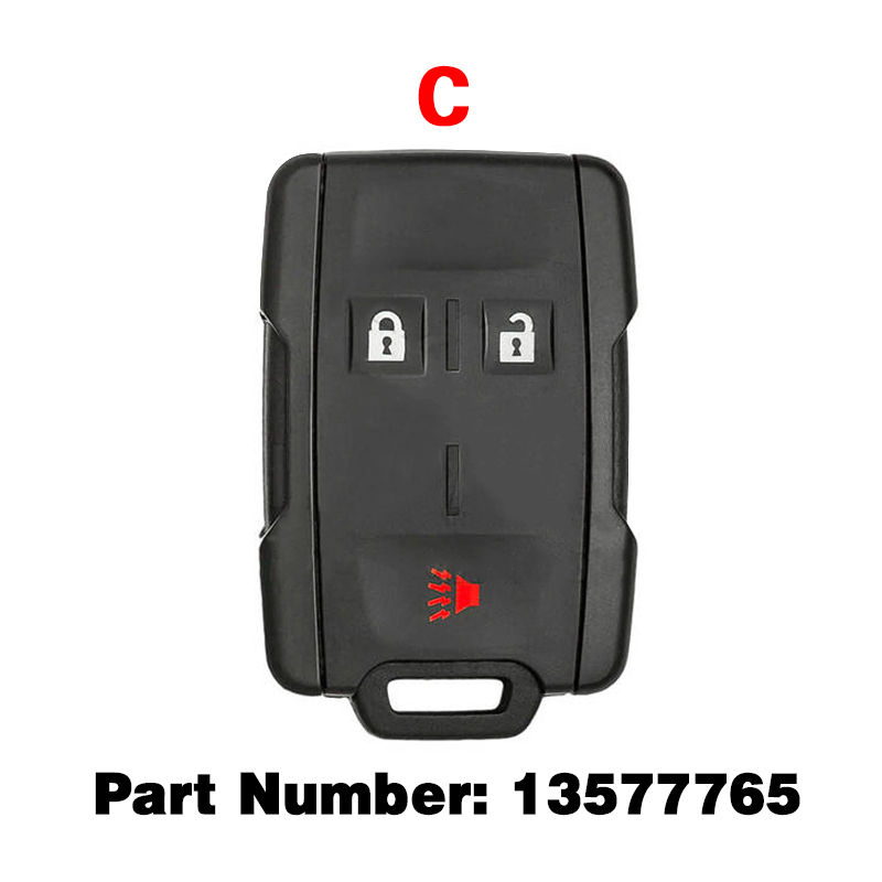 CN019029 2015 - 2023 Chevrolet GMC Keyless Entry 2/3/4/5/6B Remote Key 434MHZ FCC: 22881479/84209237/13577765/84209236/13580079/13580080/32337200